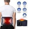 Lower Back Massager Heating Pad Cordless Heating Pad with Air Compression Vibration for Back Belly Waist Shoulder Pain Relief