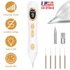 Portable Skin Tag Remover Pen with LED Light 9 Intensity Gears Cordless Rechargeable Skin Tag Removal Kit Intended for Common Warts Mole Skin Tags Gif