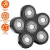 Electric Bald Shaver Replacement Heads 6D Rotary Replacement Blade Electric Razor Head Easy To Clean