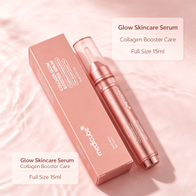 0.50oz Collagen Glow Booster Facial Serum, Hydrating Face Essence with Hydrolyzed Collagen Elastin & Milk Protein Extract