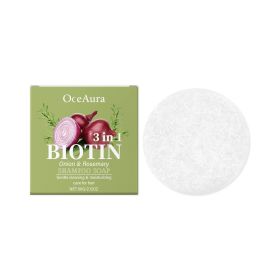OCEAURA Onion and Rosemary Shampoo Bar, 60 g