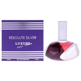 Luxury Collection - Resolute Silver by Khalis for Women - 3.4 oz EDP Spray