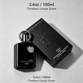 100ml Matte Black Flask-Style Men Eau de Parfum, Deep Dark Woody Spicy Long-Wear Scent, Gift-Ready Cologne for Work and Night-Out Occasions