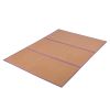 Japanese Tatami Mat, 80 x 55 in Foldable Handwoven Natural Rattan Tatami Mat, Non-Slip & Easily Cleaned Japanese Tatami Floor Mat