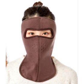 Autumn and winter dust masks breathable warm and cold (Option: Brown2)