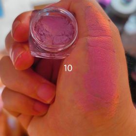 MultiChrome Shifting Pigments Chameleon Eyeshadow Duochrome Chameleon Eyeshadow Infinite Chrome Shining Eyeshadow Net 0.2g (Color: 10)