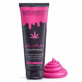 Wellplex Chemical Free Vivid Color Masks (Color: Pink)